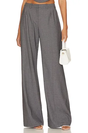 Amanda Uprichard Pantalones slater en color gris talla L en - Grey. Talla L (también en M, S, XS).