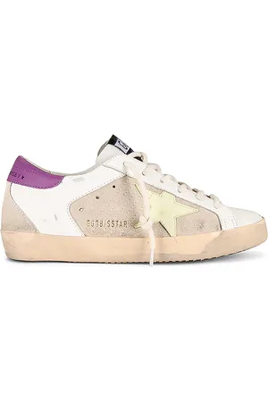 Golden Goose Zapatilla deportiva super-star en color beige talla 36 en Beige White Light Yellow & Violet - Beige. Talla 36 (también en