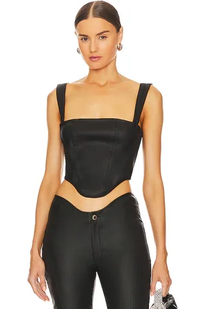 Retrofete Jaylee top en color negro talla M en - Black. Talla M (también en XL).