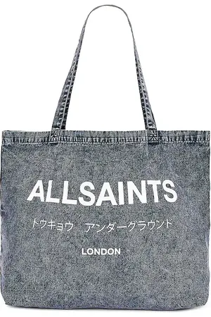 AllSaints Bolso tote en color azul talla all en Deep Sea Navy/chlk - Blue. Talla all.