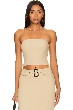 Song of Style Kenly tube top en color beige talla L en - Beige. Talla L (también en M).