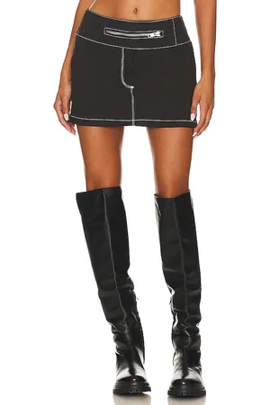 BY.DYLN Falda vaeda en color negro talla S en - Black. Talla S (también en XS).