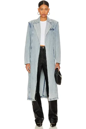 BY.DYLN Abrigo yolanda en color denim claro talla M en - Denim-Light. Talla M (también en S, XS).