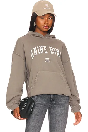 ANINE BING Sudadera harvey en color verde talla L en - Green. Talla L (también en M, S, XS).