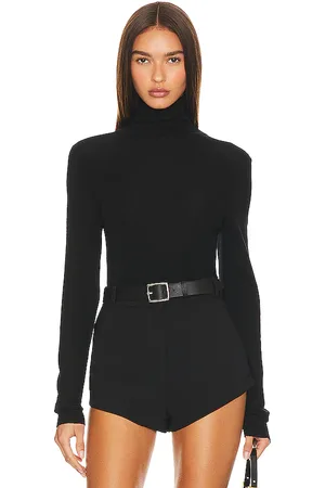 AEXAE Top transparente de lana en color talla M en - Black. Talla M (también en S, XS).