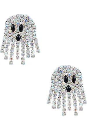 Baublebar Pendientes con cadena spooked out en color metálico talla all en - Metallic Silver. Talla all.