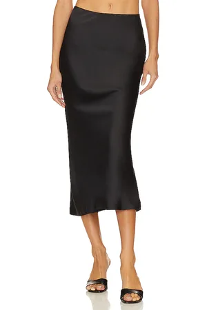Norma Kamali Falda midi obie en color talla L en - Black. Talla L (también en M, XL, XS).