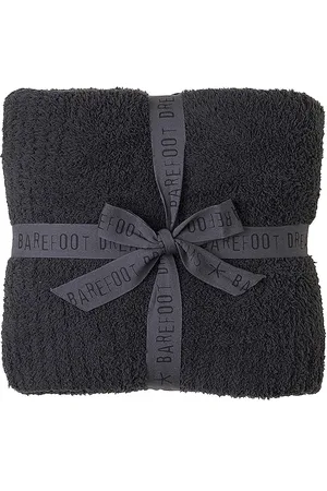 Barefoot Dreams Poncho cozychic en color negro talla all en - Black. Talla all.