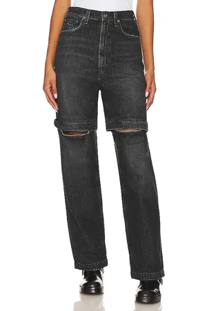 AGOLDE Utilidad zip risha en color negro talla 24 en - Black. Talla 24 (también en 25, 27).