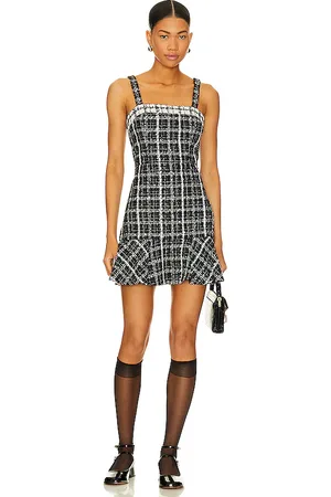 ALICE+OLIVIA Minivestido kaidra en color negro talla 10 en - Black. Talla 10 (también en 14, 8).