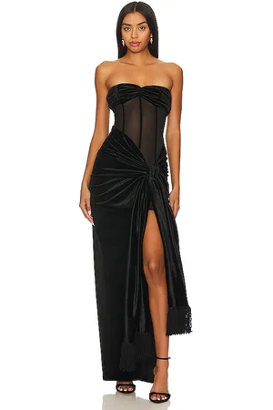 Bronx and Banco Vestido largo gina en color talla L en - Black. Talla L (también en M, S).