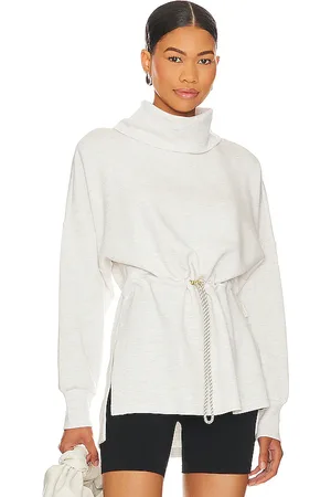 Varley Sudadera freya en color ivory talla L en - Ivory. Talla L (también en M, S, XL, XS).