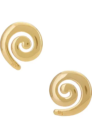 Heaven Mayhem Pendientes spiral en color oro metálico talla all en - Metallic Gold. Talla all.