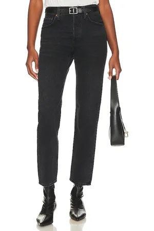 AGOLDE Pantalones largos parker en color negro talla 24 en - Black. Talla 24 (también en 28, 32, 33, 34).