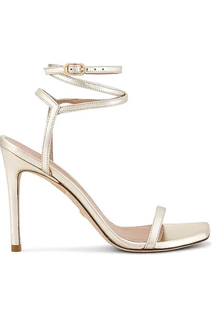 Stuart Weitzman Sandalia barelynudist en color oro metálico talla 10 en - Metallic Gold. Talla 10 (también en 6, 6.5, 7, 7.
