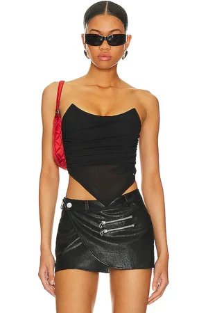 Miaou Corsé poppy en color talla M en - Black. Talla M (también en XS).
