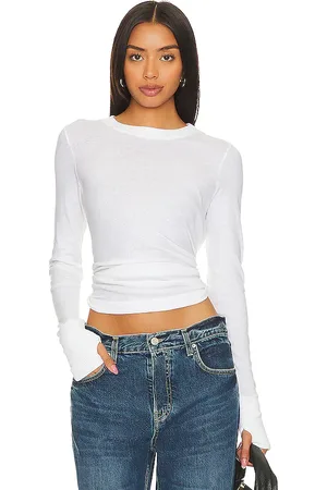 ENZA COSTA Cuello redondo en color talla M en - White. Talla M (también en L, S, XL, XS).