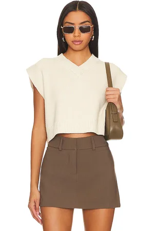 Free People Chaleco easy street en color ivory talla L en - Ivory. Talla L (también en M, S, XL, XS).