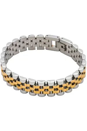 BRACHA Brazalete rolly two tone 2.0 en color oro metálico talla all en - Metallic Gold. Talla all.