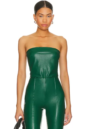Amanda Uprichard Top tubo callie en color talla L en - Green. Talla L (también en S, XS).