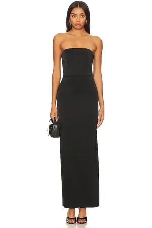ALICE+OLIVIA Vestido doreen en color talla 10 en - Black. Talla 10 (también en 12, 14).