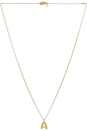 Jenny Collar colgante monogram en color oro metálico talla A en - Metallic Gold. Talla A (también en B, C, D, E, F, G, H, K, M