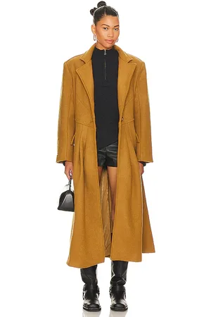 Free People Abrigo victoria en color bronce talla M en - Tan. Talla M (también en XS).