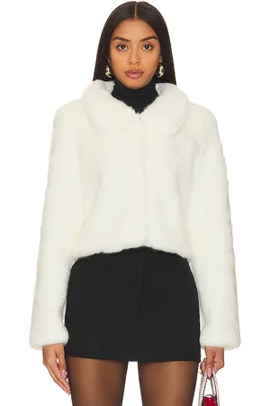 Unreal Fur Chaqueta recortada tirage en color blanco talla L en - White. Talla L (también en M, XL).