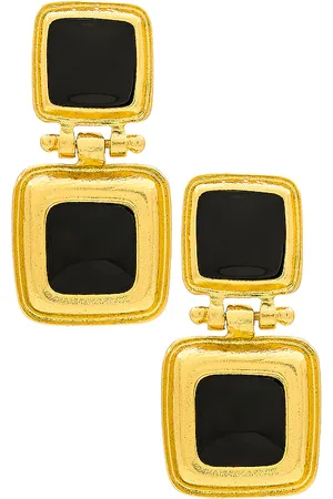 8 Other Reasons Pendientes art deco en color negro talla all en - Black. Talla all.