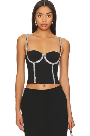 Lovers And Friends Cecilia bustier top en color talla M en - Black. Talla M (también en S, XS, XXS).