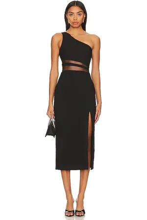 LIKELY Vestido midi nolita en color talla 00 en - Black. Talla 00 (también en 10, 2, 8).