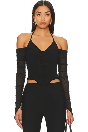 NBD Kian corset top en color talla L en - Black. Talla L (también en M, XS).