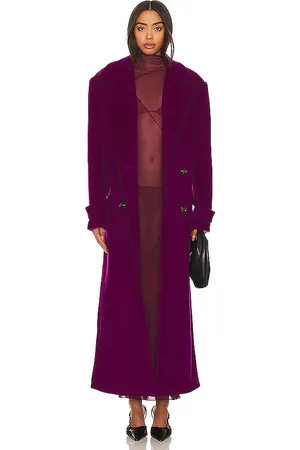 Camila Coelho Abrigo agatha en color morado talla S en - Purple. Talla S (también en XXS).
