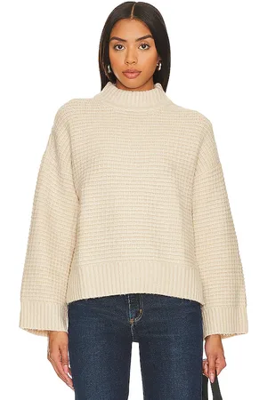 Sanctuary Suéter de punto gofrado en color ivory talla L en - Ivory. Talla L (también en M, S, XL, XS, XXS).