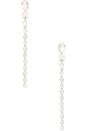 Retrofete Pendiente willow en color plateado metálico talla all en - Metallic Silver. Talla all.