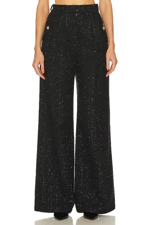 Amanda Uprichard Pantalones jane en color negro talla M en - Black. Talla M (también en S, XS).