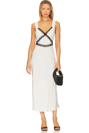 Bardot Vestido encaje emory en color blanco talla 10 en - White. Talla 10 (también en 12, 8).