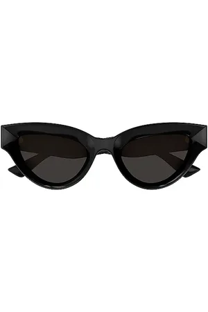 Bottega Veneta Gafas de sol tipo ojo de gato de acetato en color negro talla all en - Black. Talla all.