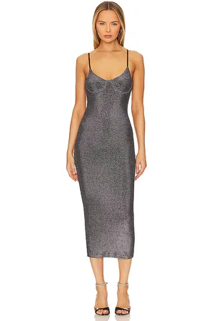 Bardot Vestido midi saoirse en color talla 10 en - Black. Talla 10 (también en 12, 6, 8).
