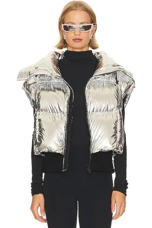 Chaleco plateado store mujer