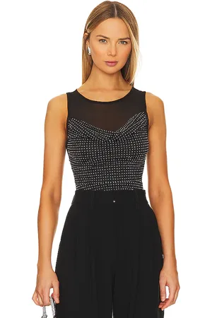Free People Mirrorball top en color talla M en - Black. Talla M (también en S, XS).