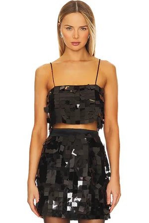 NONchalant Label Ivy crop top en color talla L en - Black. Talla L (también en XL).