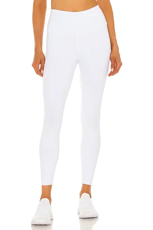 alo 7/8 airbrush legging en color talla L en - White. Talla L (también en M, XS).