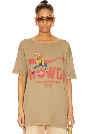 The Laundry Room Camiseta tamaño grande howdy coke en color marrón talla S en - Brown. Talla S (también en XS).
