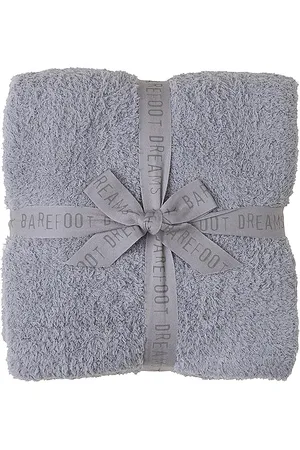 Barefoot Dreams Manta cozychic ribbed throw en color gris talla all en - Grey. Talla all.