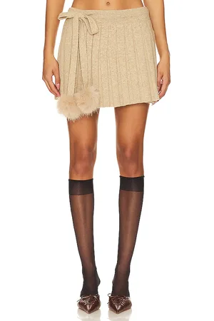 LOBA Falda nili en color talla M en - Tan. Talla M (también en L, S, XL, XS).