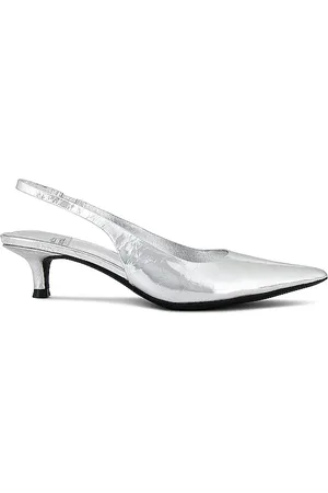 Jeffrey Campbell Tacón persona en color metálico talla 6 en - Metallic Silver. Talla 6 (también en 7, 8, 8.5).