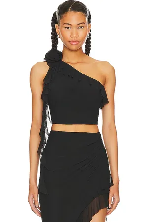 AFRM Kellon top en color negro talla L en - Black. Talla L (también en M).