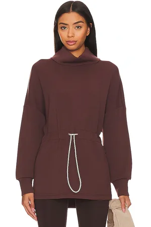 Varley Sudadera freya en color marrón talla M en - Brown. Talla M (también en L, S, XL, XS).