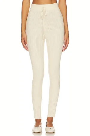 Varley Mocado rib knit legging en color gris talla L en - Grey. Talla L (también en M, S, XL).